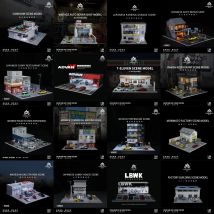 TimeMicro+MoreArt 1:64 Japanisches Candy House-Thema, Montageversion, leichte Anzeigeszene