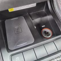 15 W kabelloses Auto-Ladegerät für VW Golf 6 MK6 Scirocco Sagitar 2008–2013, Autotelefon-Ladegerät, schnelles Telefon-Ladegerät, Ladepad-Platte