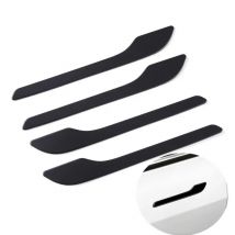 Fibra di carbonio nero cromato copertura della maniglia della portiera della macchina Trim Sticker Styling per Tesla modello 3 modello Y Model3 accessori Auto