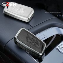 Custodia per chiave remota per auto in pelle metallica per VW Volkseagen Passat B8 Magotan per Skoda Superb A7 Kodiaq Sedile protetto Fob