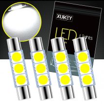 4pc Interior Vanity Mirror Visor LED Light bulb 6614F For Ford Explorer expedition Focus Edge For Honda odyssey CRV Accord Pilot