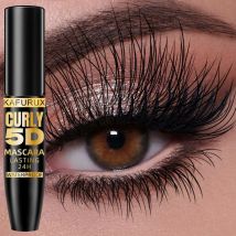 Mascara impermeabile nero 5D allunga l'estensione delle ciglia mascara in fibra di seta spessa trucco femminile strumenti cosmetici per gli occhi per i regali