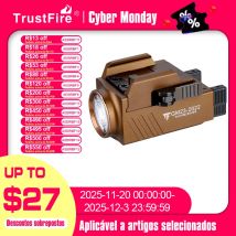 Trustfire GM23 linterna táctica Led 800 lúmenes lámparas recargables Mini luz Picatinny de liberación rápida con carga Usb