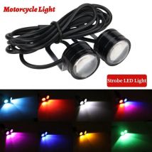 1 paio di moto flash stroboscopico Eagle Eye moto luce di marcia diurna fendinebbia faro accessori