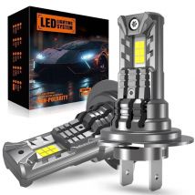 2 pezzi H7 lampadina per fari a led 150W ultra potente 30000LM super bianco 6500K 12V Canbus H7 lampada per auto senza errori H7 TurboLight