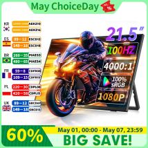 HGFRTEE 21.5 Inch 100HZ VA Panel - Gaming Monitor 4000:1 1080P Resolution 3ms Response Time And 178 Degree Wide Viewing Angle