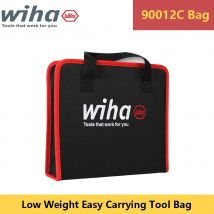 WIHA 90012C Werkzeugtasche (ohne Werkzeug) für Zangen und Schraubendreher, geringes Gewicht, einfaches Tragen und lange Lebensdauer, Werkzeugaufbewahrungstasche