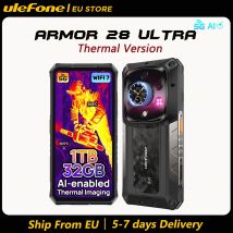 Ulefone Armor 28 Ultra 5G AI Thermal Imaging Rugged Phone 1TB ROM 32GB RAM Smartphone Android AMOLED 6.67"Telefono cellulare