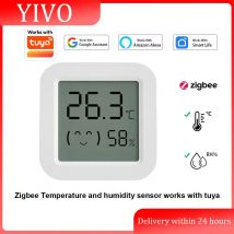 Zigbee 3.0 Temperatur- und Feuchtigkeitssensor, APP-Fernbedienung, Thermometer über Tuya Smart Life für Smart Home, funktioniert mit Yandex Alexa