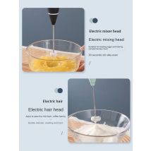 Handheld egg beater, electric milk frother, portable beverage coffee machine, 3-speed cake cream machine, kitchen batter mixer