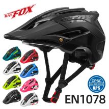 BATFOX Bike Helmet men's bicycle helmet MTB casco bicicleta Mountain bike casco ciclismo hombre Matte black cycling helmets