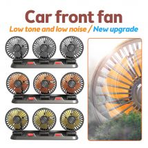 5V/12V/24V Auto Fan1 ~ 3Head Auto Innen Zubehör 360 Grad-runde Auto kühlung Zubehör Schaukel Fan Belüftung Auto Fan Mit