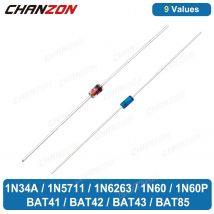 1N34A 1N5711 1N6263 1N60 1N60P BAT41 BAT42 BAT43 BAT85 Dioda przełączająca z małą barierą Schottky'ego do telewizora AM FM Radio