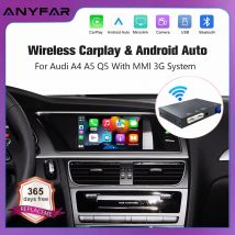 CarPlay inalámbrico para Audi A4 A5 2008-2016 Q5 2010-2018 Android Auto Mirror Link AirPlay navegación accesorios Multimedia