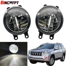 1 par para Toyota Land Cruiser Prado J150 2009 2010 2011 2012 2013 luz antiniebla LED para coche 30W lámpara antiniebla del parachoques delantero 12V