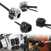 1 paio moto nero 1 "25mm manubrio interruttore di controllo indicatori di direzione per Harley XL883 Sportster Dyna V-ROD Softail
