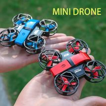Dowellin D12 Drone Mini Aereo telecomandato Nuovo giocattolo per bambini HD Doppia fotocamera Altezza fissa RC Quadcopter Starter Regali