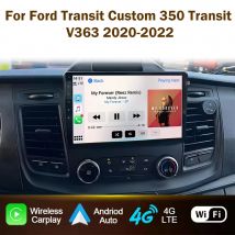 Radio samochodowe z Androidem do Forda Transit Custom 350 Transit V363 2020-2022, odtwarzacz multimedialny, nawigacja GPS, bez jednostki główna 2DIN