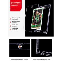 10pcs Magnetic Card Case Holder 35pt Card Holder for Trading Cards Hard Plastic Card Sleeves for MTG TCG Sports Baseball Cards