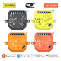 LoraTap Tuya Smart ZigBee e Wi-Fi Tende per tende Modulo interruttore Percentuale Controllo vocale remoto tramite Google Assistant Alexa