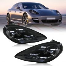 Paar Projektorlinsen-Scheinwerfer für Xenon Porsche Panamera 970.1 2010 2011 2012 2013