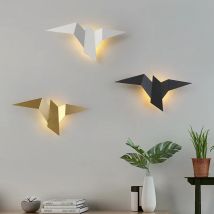 Nowe skandynawskie kinkiety LED z ptakami Dekoracje do sypialni Kinkiety Wewnętrzne nowoczesne oświetlenie do domu Schody Sypialnia Lampki nocne