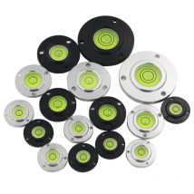 Uniwersalny koralik linijka górny kołnierz okrągły poziomica Bubble wbudowany dostosowane średnica 20mm do 40mm 1 sztuk