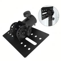Drehbare 35mm Metall Halterung Stativ Pole DJ Lautsprecher Ständer Adapter Top Cap Montage Basis Stativ Pole Teile