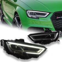 Światła samochodowe AKD do Audi A3 LED Headlight 2013-2019 A3 8V Head Lamp Projector Lens DRL Front Automotive Accessories