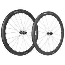 AERORAPTOR 50 WAVE 700c Carbon Wheelset Tubeless 36T Ratchet Hub Bicycle Wave Rim AERO418 Spoke Center-Lock Disc Brake Wheels
