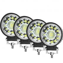4-calowy reflektor LED 123W Offroad 4X4 Reflektor roboczy 12V 24V do Jeep Truck Car Tractor SUV ATV Barra LED Reflektory LED