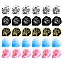 30PCS Fox Smiling Dart Flights PET Darts Flights Professional Dart Accessories