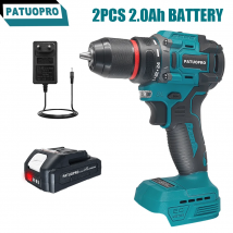 Trapano elettrico a batteria a 2 velocità senza spazzole palmare 20 + 1 trapani ricaricabili dinamometrici utensili elettrici per batteria Makita 18v