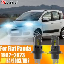 2 pz H4 HB2 9003 Led faro Canbus nessun errore lampadina per auto ad alta potenza fendinebbia bianca lampada a diodi 12v 55w per Fiat Panda 1982 ~ 2023