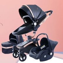 Passeggino Passeggino 3 in 1 per carrozzina, accessori per neonati, passeggino di lusso ad alto paesaggio per 0-3 anni