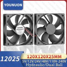 120mm 12cm 12025 Lüfter 5V 12V 24V 120mm*120mm*25mm Lüfter DC Bürstenlosen Lüfter 120x120x25mm USB 2PIN PC Computer Gehäuse Kühler
