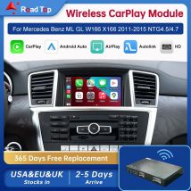 Auto Android wireless per Mercedes Benz ML GL W166 X166 NTG4.5/4.7 2011-2015 con interfaccia Carplay Mirror Link AirPlay
