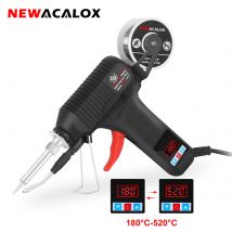 Pistolet lutowniczy NEWACALOX EU 80W z cyfrowym wyświetlaczem 180-520 ° C Regulowana temperatura