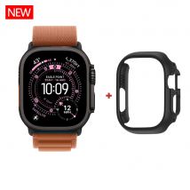 Cover Case For Apple Watch Ultra 1 2 3 49mm Protector Accessories Hollow Hard PC Bumper Shell iWatch Series Ultra 3 Protective