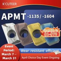 APMT1135 APMT1604 H01 KT1505 YZ6020 Turning Tool Carbide Insert APMT Face Mill Lathe Milling CNC Tools Cutter Milling CNC Tools