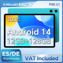 Teclast P30 Android 14 Tablet, UniSoc T606 Octa Core, 10.1 "IPS, MAX 12GB RAM, 128 GB de ROM, 6000 mAh, desbloqueo de la cara