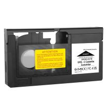 Convertitore per cassette VHS-C per JVC per RCA per Panasonic Adattatore per cassette da VHS a VHSC SVHS-C non per 8 mm/MiniDV/Hi8