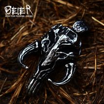 Beier Retro Punk Schaf Kopf Schädel Anhänger Manda lorian Legierung Halskette Ornamente Film Umgebung Mode Männer Schmuck BP8-1001