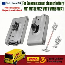 Batteria di ricambio originale per aspirapolvere portatile per Dreame 25.2V 5000mAh V11 V11SE V12 VVT1 VVN5 VVN6 VVA1 V12Pro