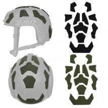 Schneller Helm magischer Aufkleber Jagd cs Helm Patches Klett verschluss klebrig für schnellen Helm 11 stücke Set Helme Zubehör