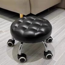 Bodenreinigungsstühle für den Haushalt mit Rädern, Nahtabdichtungshocker mit Rädern, niedrige Hocker, rotierende Nagel- und Pediküre-Rundhocker Ferdxon