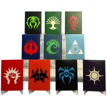 60 Stück 66 x 91 mm Standardgröße Guilds of Ravnica Hüllen Druckkunst Kartenhüllen Magischer mattierter Kartenschutz für PKM/MGT
