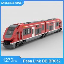 Moc Bausteine Pesa Link DB Br632 Modell DIY montieren Ziegel Zug Serie pädagogische kreative Sammlung Spielzeug Geschenke 1270pcs