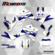 MCHMFG Für Yamaha XT660R XT 660R XTR660 Volle Grafiken Aufkleber Aufkleber Motorrad Hintergrund Benutzerdefinierte Nummer Name