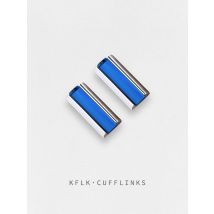 KFLK Jewelry Fashion shirt cufflink for mens Brand Blue Crystal Fashion cuff link Button male High Quality Wedding guests